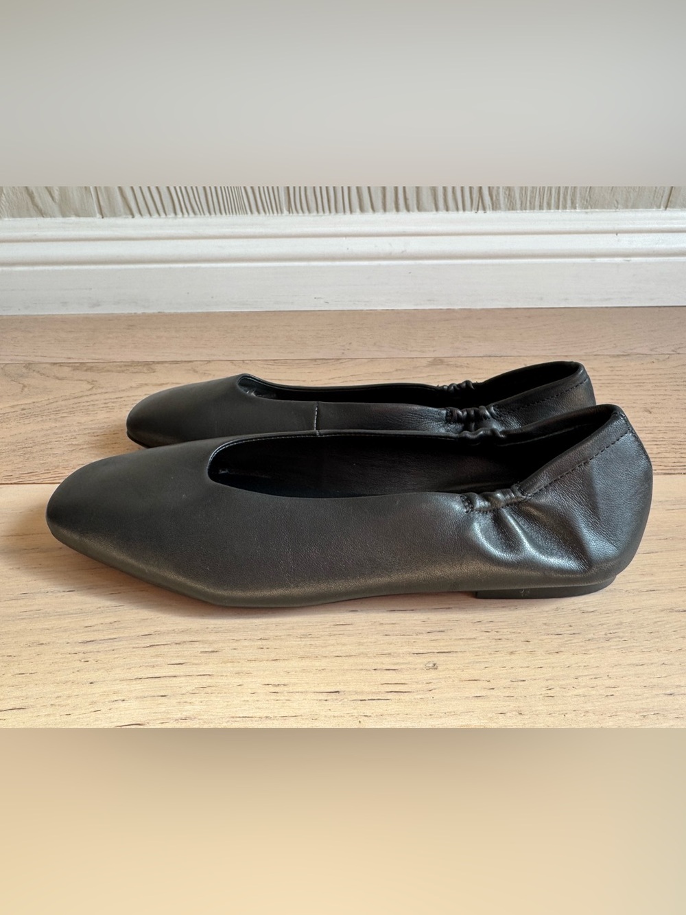 La Canadienne Dear City Dry Waterproof Flat Sz: 39 / 8-8..5 US Black Leather